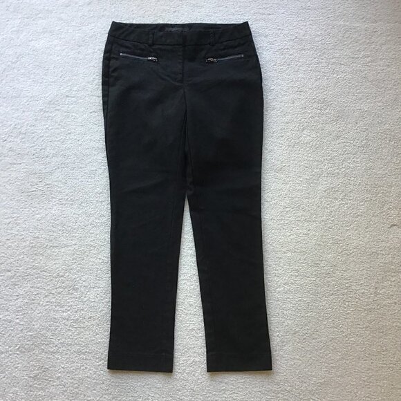 KENNETH COLE SIZE 2 BLACK SKINNY TROUSERS - Picture 1 of 7